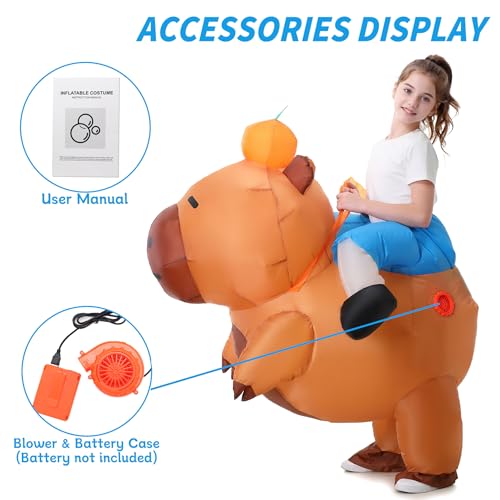 Disfraz inflable de animal para niños cosplay fiesta miniatura 3