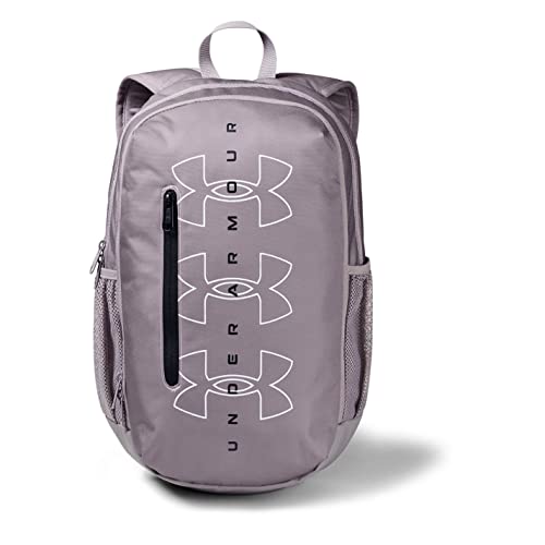 Under Armour UA Roland Backpack, Laptop Backpack, Stylish Waterproof Bag Unisex, purple (Slate Purple/White/Black(585)), one size