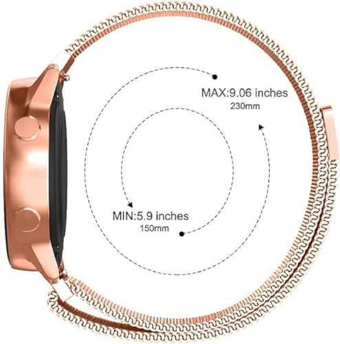 Image of 22 MM Strap, Compatible with Galaxy Watch 3 45mm /Sam-sung Galaxy Watch 46mm /Gear S3 Frontier /Classic Band, 22mm Stainless Steel, Metal Strap for Galaxy Watch 46mm Smartwatch