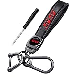 Magaradula Metal Key Chain for camaro SS keychain leather Key Ring Holder for car. (KECH-S-S)