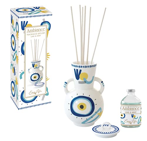 Diffuseur parfum ambiance 25cl anti odeur recharge citron vert menthe