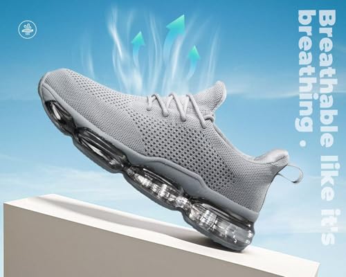 Image of Men's Air Running Shoes Non Slip Workout Casual Sport Shoes for Men Basketball Sneakers Fashion Tennis Sport Fitness Cross Trainers