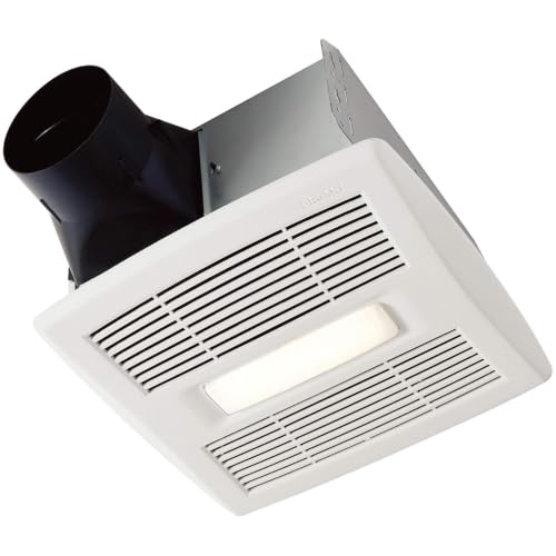 Broan-NuTone Bathroom Exhaust Fan with LED Light and Roomside...