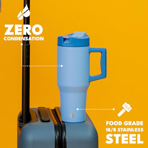 Image of Elemental 100% Leak Proof 32oz Tumbler with Handle & Straw Travel Mug
