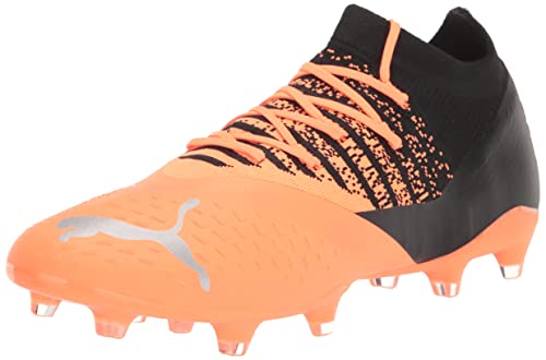 Puma Men's Future Z 3.3 Soccer Shoe, Neon Citrus-Diamond Silver Black, 12