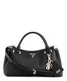 GUESS Evie Umhängetasche mit 3 Fächern, Schwarz, Einheitsgröße
