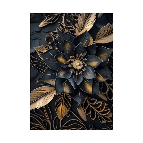 Décoration d’œuvres d’art d’impressions de fleurs grande affiche 80x120cm