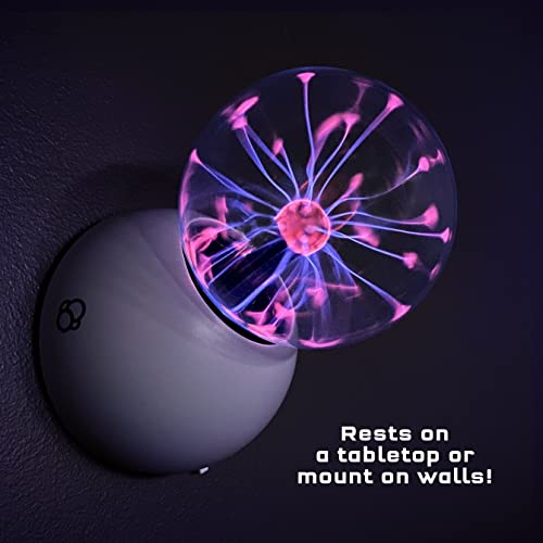 Thames & Kosmos The Plasma Ball Essential STEM Tool | Classic Scientific Device, Fresh 5-inch Glass