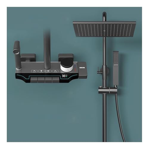 Pomme de douche cascade et kit pulvérisateur bidet avec robinets de douche complets