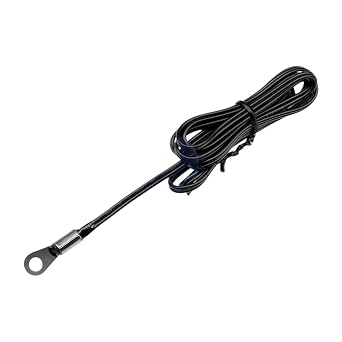 5Pcs W1209 Fixed Mounting Hole Waterproof Ntc 10K 1% 3950 Thermistor Accuracy Temperature Sensor Wire Cable Probe 1 Meter 1M