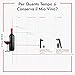 Coravin Pivot — Wine Preservation System and Aerator — Black — Includes Argon Gas Capsule and 2 Pivot Stoppers