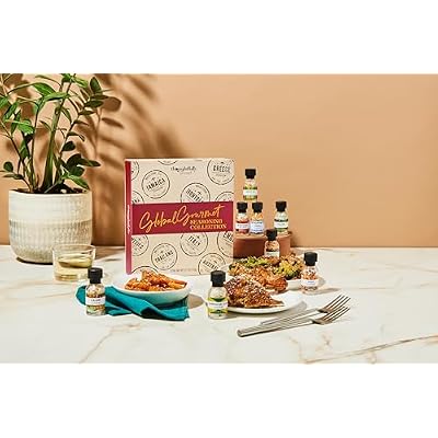 Thoughtfully Gourmet, Global Spice Collection Gift Set, International Seasonings Set, Flavors Include Greek, Italian, Mexican, Cajun Seasoning & More, Spice Set of 8
