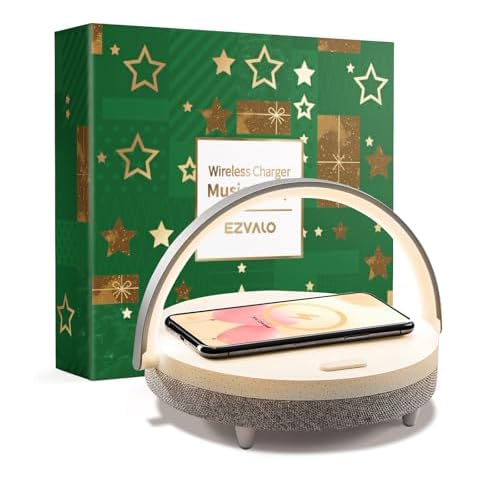 EZVALO Music Table Lamp with Charger Cover