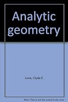 Analytic geometry B0007ELCMO Book Cover