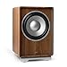 Produktbild NUMAN RetroSub Aktiv Subwoofer (25,4 cm (10")-Tieftöner, max. 280 Watt, Retro Design, integriertes Verstärkermodul, MDF-Gehäuse) walnuss