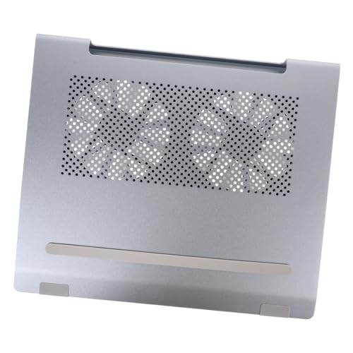 Base con ventilador para laptop de aluminio y doble fan miniatura 5