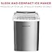Frigidaire EFIC123-SS Counter Top Maker, Produces 26 pounds Ice per Day, Stainless Steel