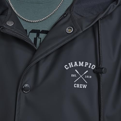 Image of Champion Men's Rubberized Rain Hoody Jacket