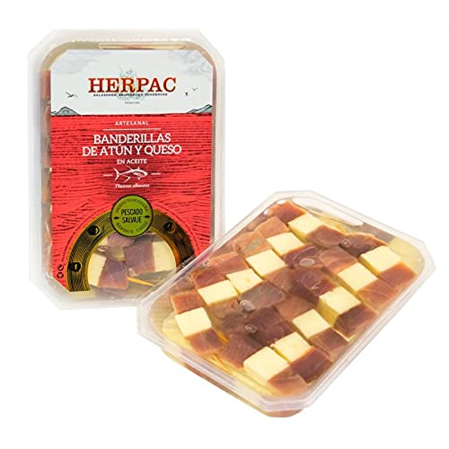 Banderillas de Atún y Queso En Aceite «Herpac» 294g (12 Unidades)