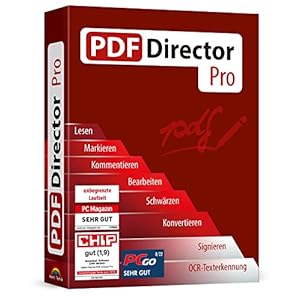 PDF Director PRO inkl. OCR Modul – PDFs bearbeiten, erstellen, konvertieren, schützen, signieren für Windows 11, 10,8.1, 7