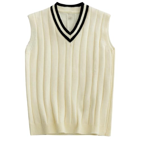 Gilet en tricot pour homme de style coréen décontracté pull d'affaires gris