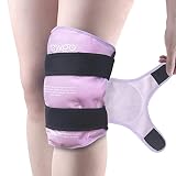 NEWGO Ice Pack for Knee Replacement Surgery, Reusable Gel Cold Pack Knee Ice Pack Wrap Around Entire