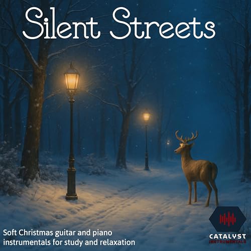 Christmas Twinkling Stars (Reverent ambient Christmas piano and gentle guitar for meditation prayer and stillness)