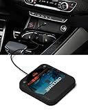 ENVYCLOUD Portable Car CD Player with USB/AUX Port,External CD Player Compatible with Car Radio Stereo, Laptop, TV, Computer,Universal for Vehicle with Adapter (Black)