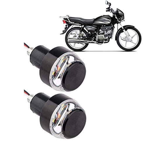 Image of Bike LED Handle and Indicator Light - Push Button Switch, ON-OFF Mode, White & Blue