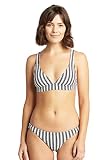 Billabong Damen Classic Banded Tri Top Bikini, Schwarz/Weiß gestreift, Small