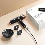 Faszin Professional Hair Dryer – Lightweight Hairdryer with Diffuser, Low Noise, 200 Million Ionic, 110,000 RPM High-Speed Motor for Women & Men, Home or Travel - Image 9