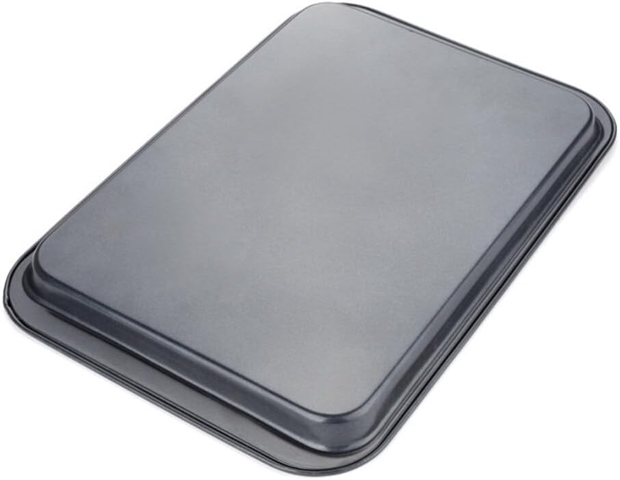 2 Pack Baking Sheet Set Cookie Sheet Set Carbon Steel Baking Pan Rectangular Cake Pan for Baking Nonstick Half Sheet Pan 14 inch