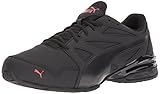 PUMA Men's Tazon Modern SL FM Sneaker, Black/High Risk Red, 10.5 M US