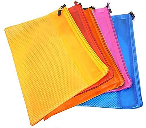 Image of Large Size Document Zip Bag /Pouch Multicolour (5, A3)