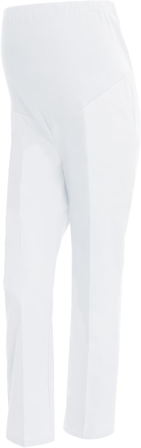 Women's Maternity Pants Workwear Adjustable Elastic Waistband Pregnancy Trousers