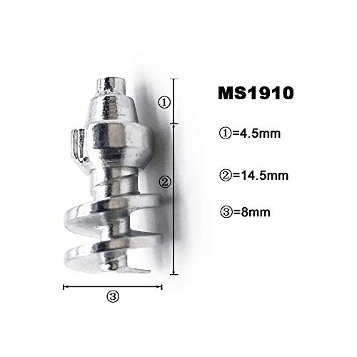 Image of Screw in Tire Stud,Spikes for tire,Marrkey 100PCS Steel Body Carbide Tips [Security Anti-Skid] Wheel Tyre Snow Tire Spikes for Loaders Tractors Skid Steer Tires & Tracks MS1910(8 x 19mm)