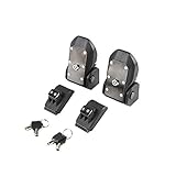 3. Material: ABS + Edelstahl XIAOFANG Fangxia Store Schlösser Hood für Jeep Wrangler JL 2018+ Auto Motorhaube Latch Catch mit Schlüsselschloss Kit Fit für Jeep Wrangler JL Autozubehör (Color : Black)