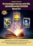 lenormandkarten lernen online  Kartenlegen lernen mit 40x LENORMAND POWER Band 13: Tageskarten und VGZ Legesystem mit Deutungshilfe, Beispielen und 3 Fantasiereisen inkl. MP3 Bonus zum Download