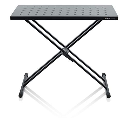 Gator Frameworks Utility Table Top And X Style Keyboard Stand Set; 32" X 18" Surface (Gfw-Utl-Xstdtbltopset),Black #TOP1