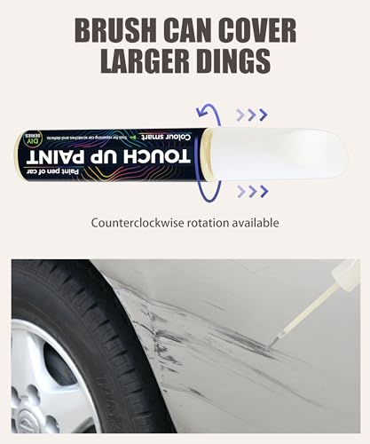 RACOONA Paint Pen,Car Accessories Touch Up Paint Pen,Car Paint Scratch Repair,Car Scratch Remover Pen,Touch Up Paint Pen for Cars,Car Touch Up Paint Pen,Deep Scratches for All Types of Cars (Pearl White)