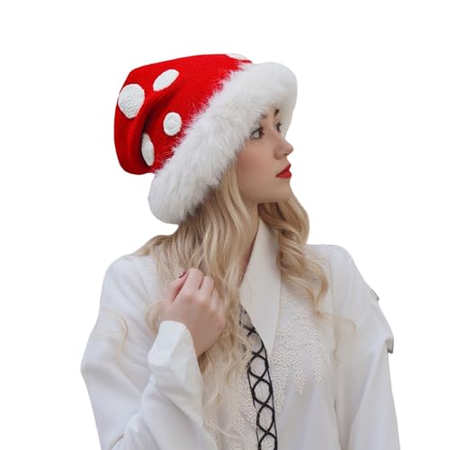 Chapeau de champignon à pois pour fêtes déguisées et soirées à thème en famille