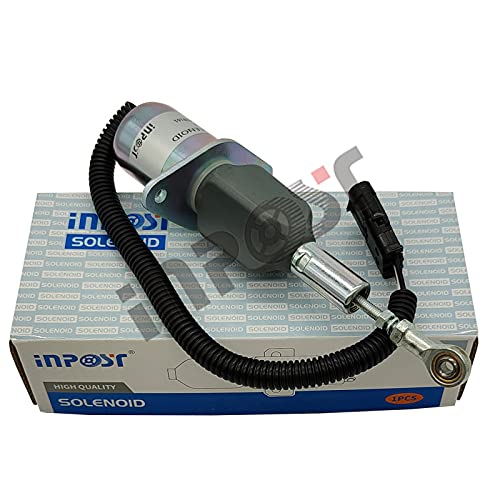 INPOST 24V Shut Off Solenoid 3928161 SA-4293-24 Shutdown Stop Solenoid for CUMMINS 6CTA 8.3L