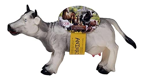Brinquedo Boneco de Vinil Animais da Fazenda Vaca DB Plays