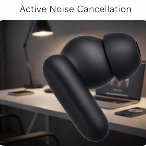 Image of Lynacz Original Wireless Earbuds Compatible with OnePlus, 11 Pro / 11R / Nord 3 Compatible, Clear Call Mic, Long Battery Life Black (BUDS-2R)
