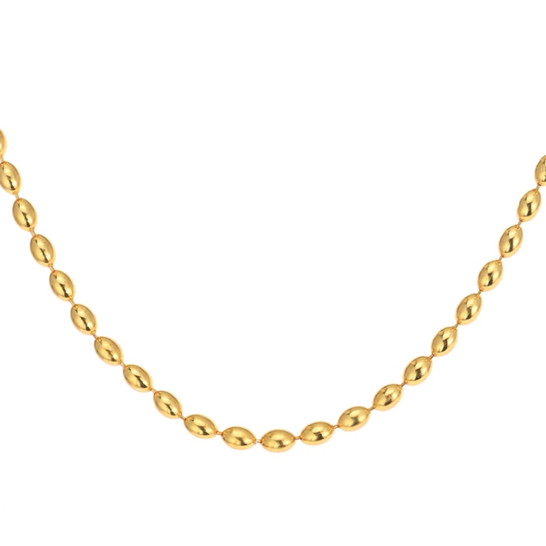 22 Inch Gold Plated Chain: Unisex Elegance for Men, Women, Girls, and Boys - Stylish Everyday Fashion 1gm Gold Jewelry-image-41