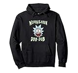 Rick and Morty Wubba Lubba Dub-Dub Drippy Text Pullover Hoodie