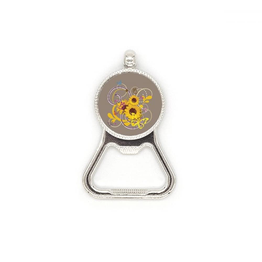 Décapsuleur fleur de tournesol en acier inoxydable idée cadeau