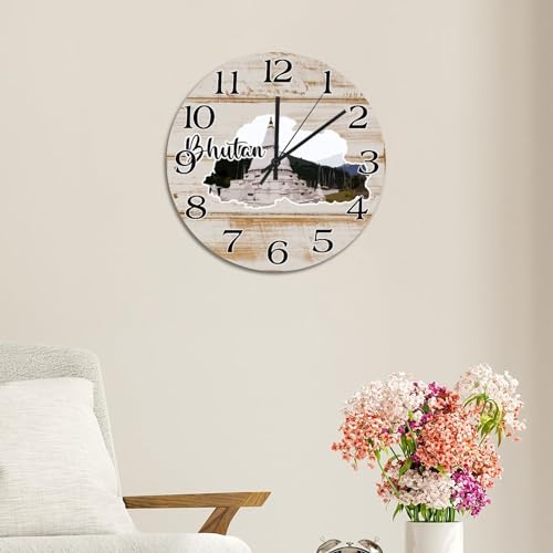 Horloge murale grand format 38 cm pour décorer un mur vide facilement