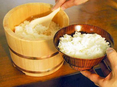 Amazon.co.jp: 一人用おひつ 国産木曽さわら 2合 桶職人 田上定行 作