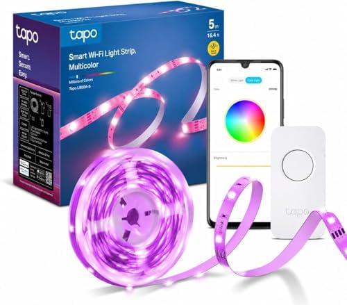 Tapo L900A-5 - Tira de Luz LED Inteligente RGB, 5 m, Multicolor, ...